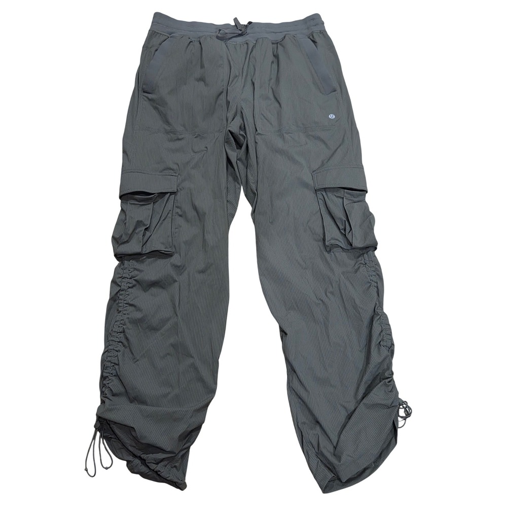 Lululemon Dance Studio Relaxed-Fit Mid-Rise Cargo Pant Pocket Large Army Green